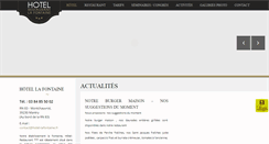 Desktop Screenshot of hotel-lafontaine.fr